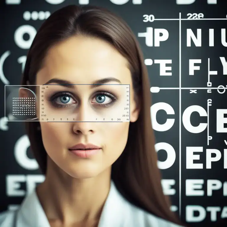Visual representation of "acuity" - The measurement of sharpness of a person's vision