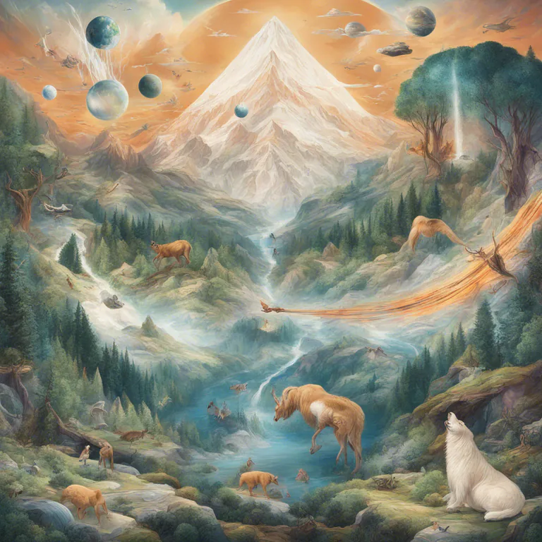 Visual representation of "corporeal" - Relating to material or physical things, not spiritual ones