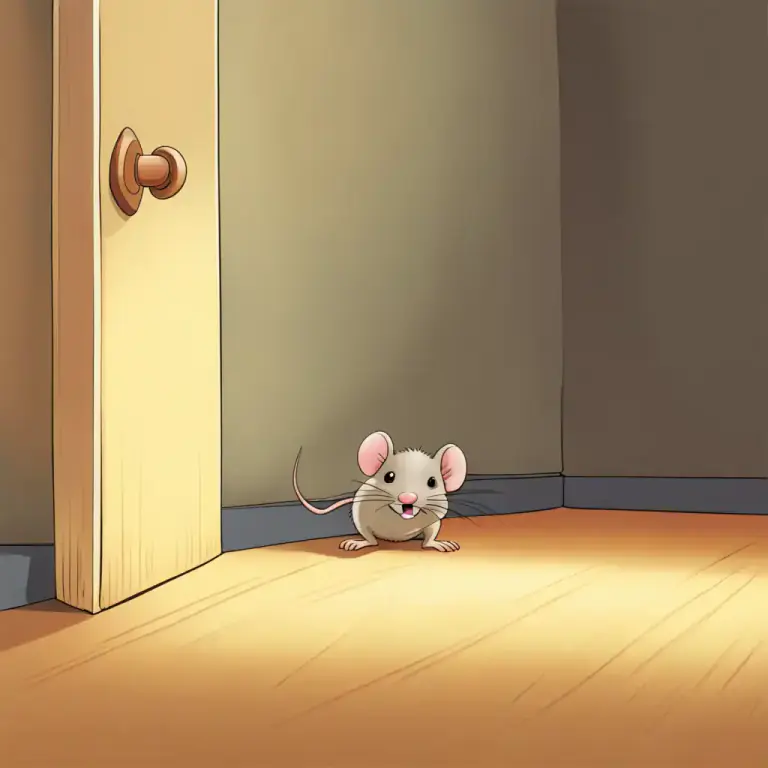 Visual representation of "squeak" - A short, high sound