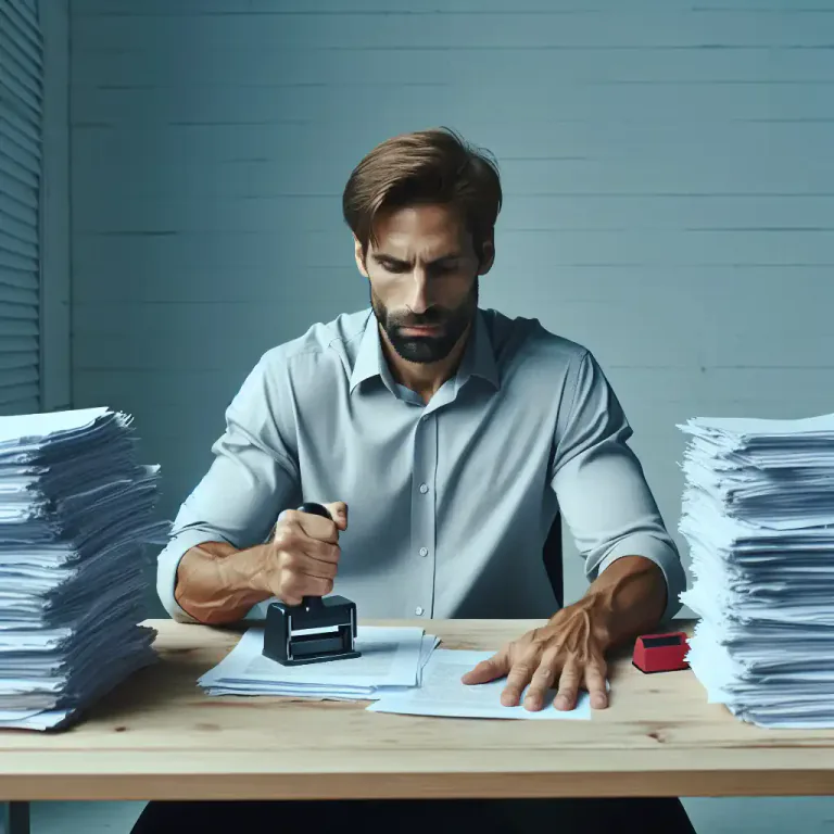 Visual representation of "mechanical" - Action happening or working in a monotonous, regular manner