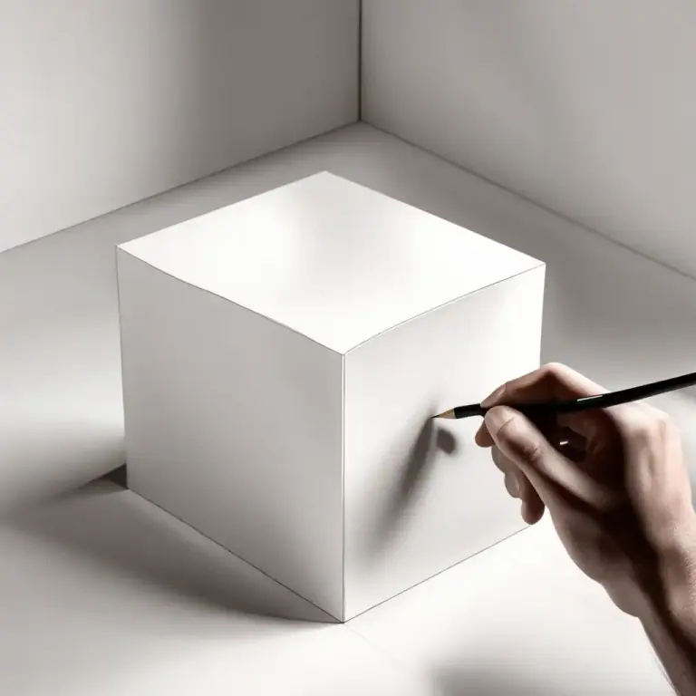 Visual representation of "perspective" - The art of drawing solid objects on flat surface, giving the feeling of depth.