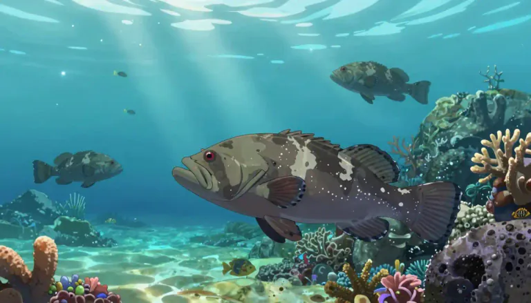 Visual representation of "jewfish" - A name used for specific species of fish that fall under the groupers, particularly in the Caribbean.