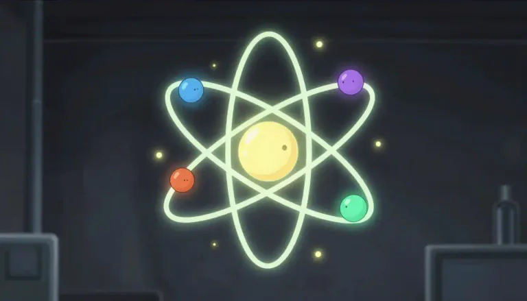 Visual representation of "quantal" - Referring to the smallest unit of a physical quantity that can exist independently, often used in relation to energy levels in quantum physics.