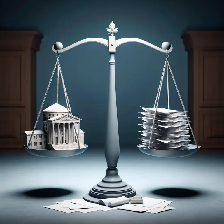 Visual representation of "decide" - to influence or determine something