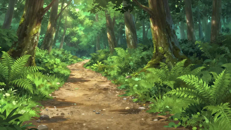 Visual representation of "trail" - A marked path or track, typically used for walking or hiking.