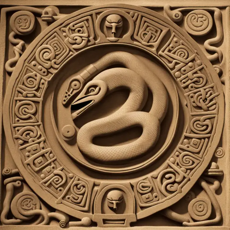 Visual representation of "serpent" - A mythical or symbolic creature often depicted as a giant snake or dragon.