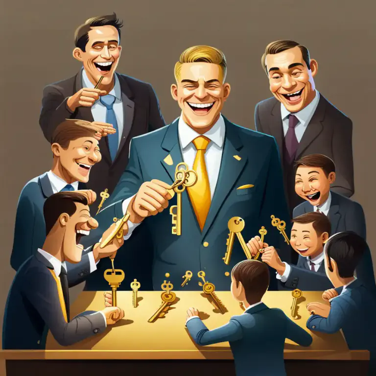 Visual representation of "jobs for the boys" - Giving jobs to friends or relatives, especially in politics, without considering their abilities to do them well.