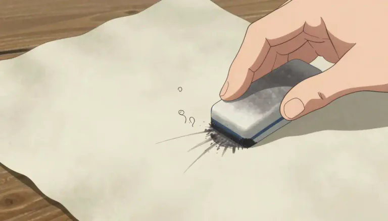 Visual representation of "erasure" - The act of removing or deleting something