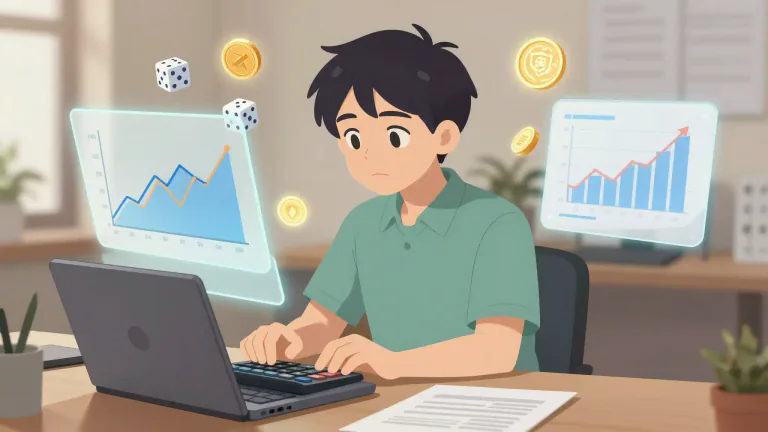 Visual representation of "actuarial" - Related to calculating financial risk and uncertainty using mathematics