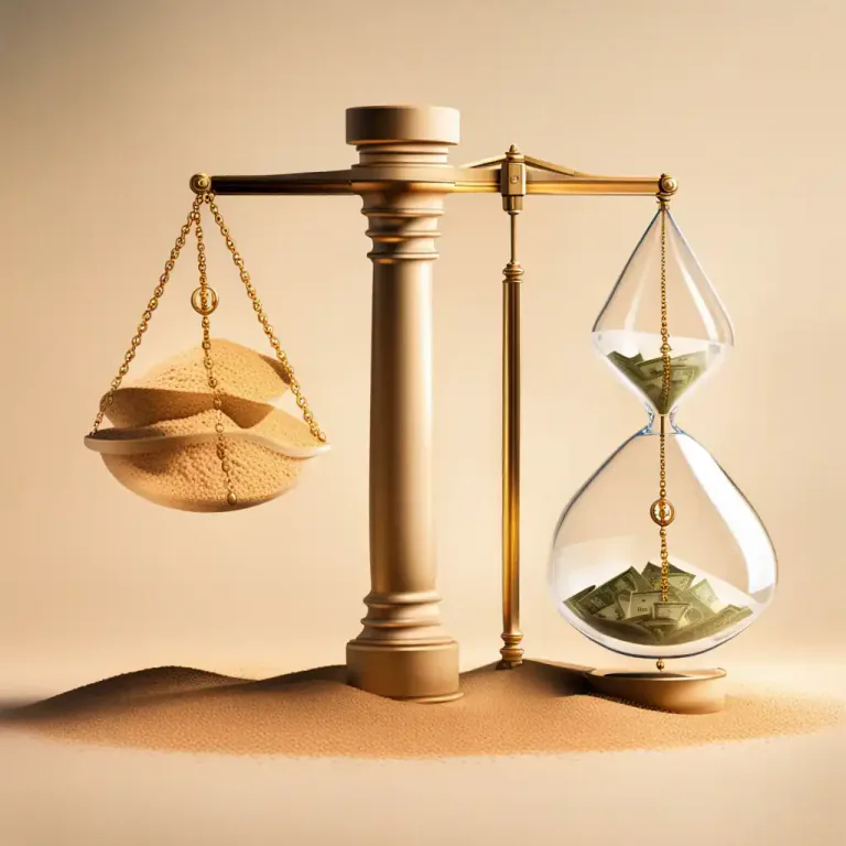 Visual representation of "the more, less, etc…, the more, less, etc…" - Used to express the fact that an increasing amount of something will result in less of something else