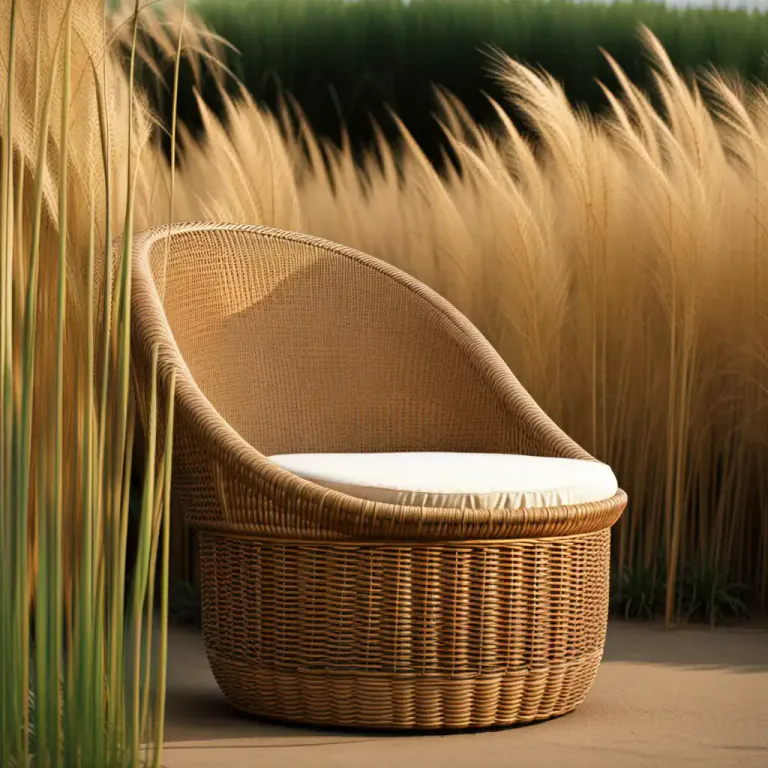 Visual representation of "cane" - Tall grass with a hollow stem often used to make furniture.