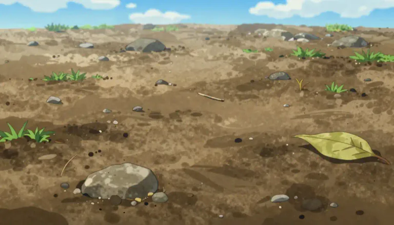 Visual representation of "ground" - The solid surface of the earth