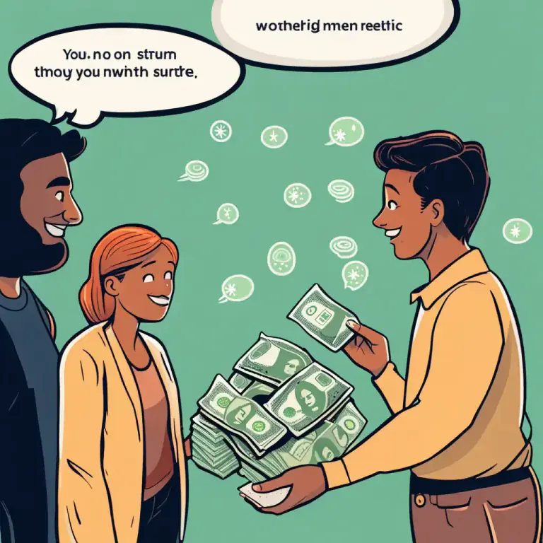 Visual representation of "invest in" - To give money to a business or a project with the hope of getting more money back in the future.