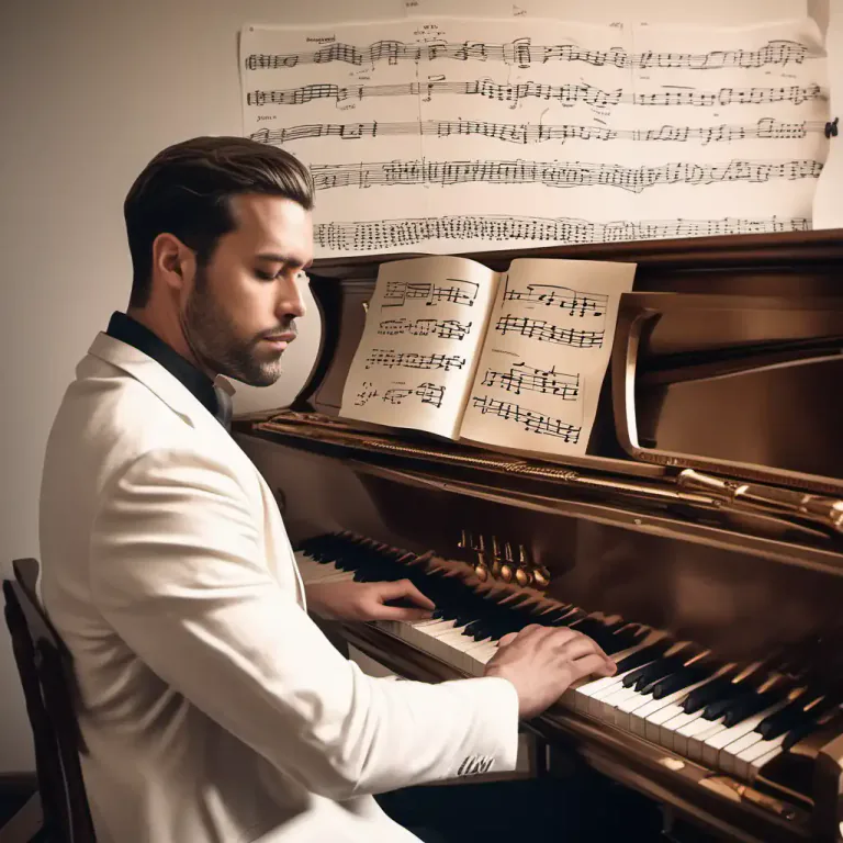 Visual representation of "arranger" - A person who adapts a piece of music for a particular instrument, voice, or group of these