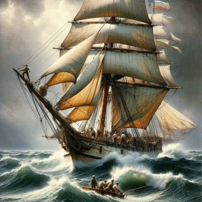 Visual representation of "windward" - Towards the side from which the wind is blowing.
