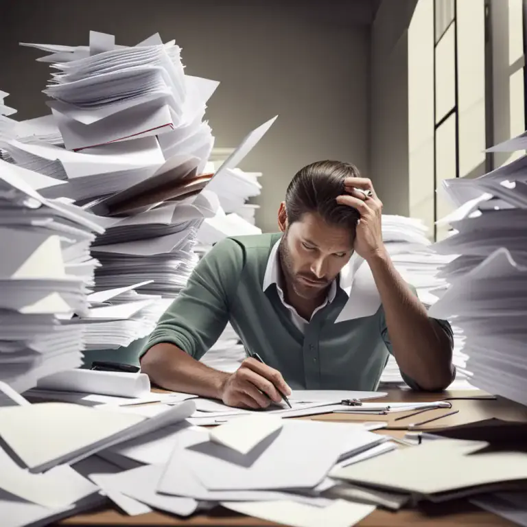 Visual representation of "slave" - To work very hard