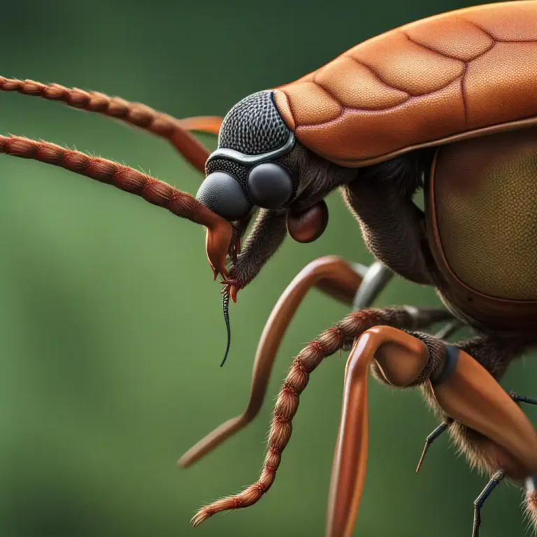Visual representation of "antenna" - It's the part on an insect or crustacean that sticks out and is used for sensing things.