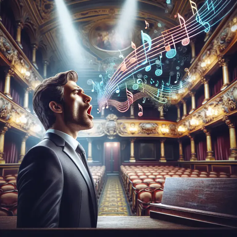 Visual representation of "tenor" - The highest of the four ordinary adult male singing voices.