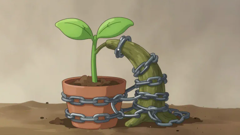 Visual representation of "constrain" - To limit or restrict someone or something