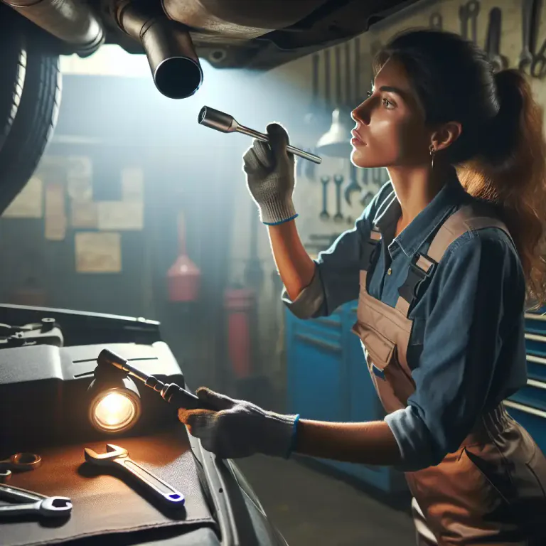 Visual representation of "silencer" - A part of a vehicle's exhaust system that reduces noise