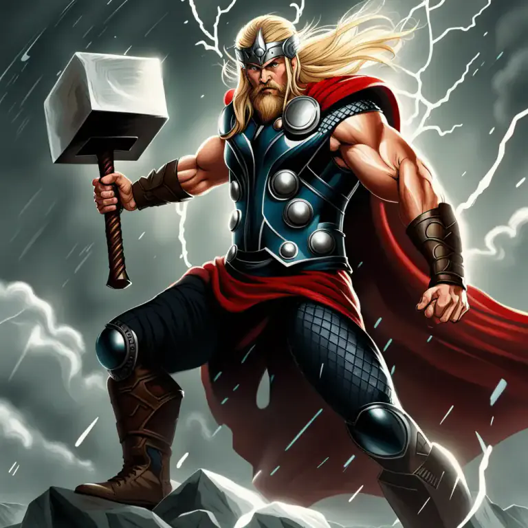 Visual representation of "warrior" - In mythology and folklore, a person with exceptional strength and ability in combat