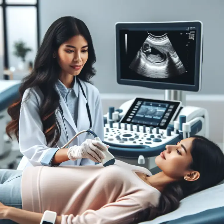 Visual representation of "fibroid" - It is related to fibroids, a type of non-cancerous growth in or around the uterus.