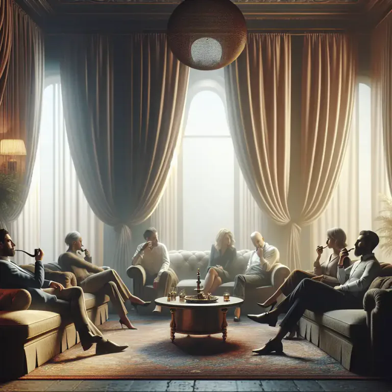 Visual representation of "divan" - A room used for smoking and lounging.