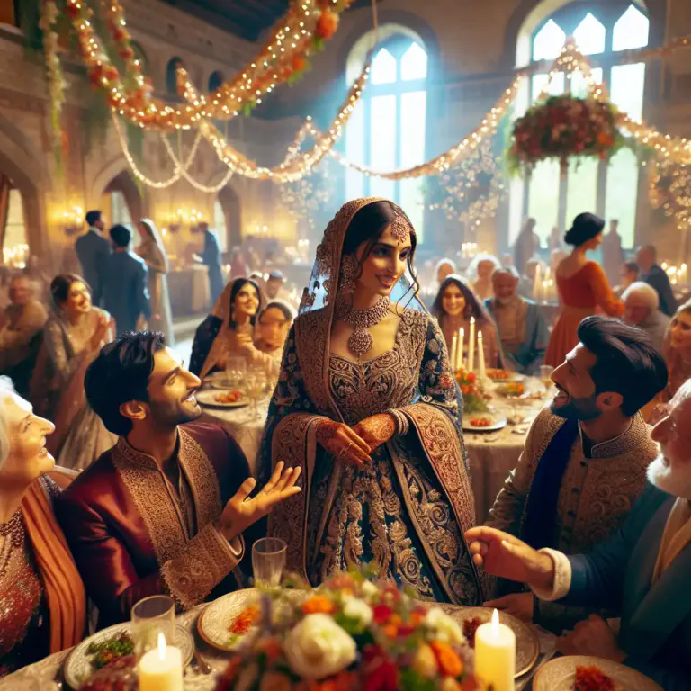 Visual representation of "distaff" - Associated with women or female roles
