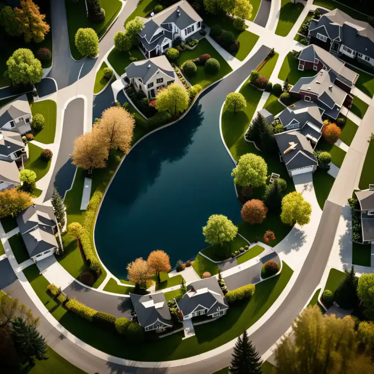 Visual representation of "crescent" - A street or part of a town in the shape of a crescent