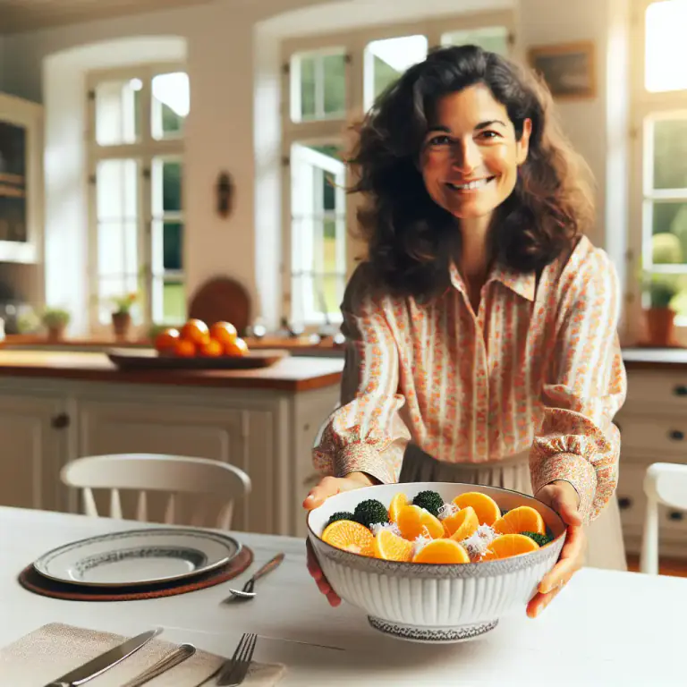 Visual representation of "ambrosia" - A dessert made from ingredients like oranges and coconut.