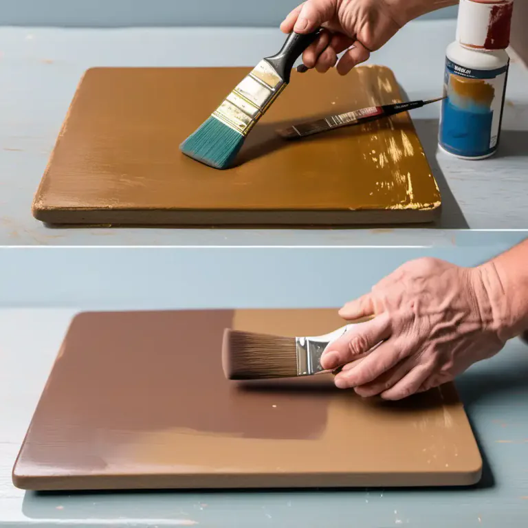 Visual representation of "seal in" - To treat a surface with a protective coating to prevent damage or change