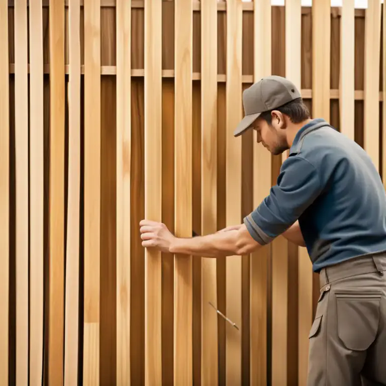 Visual representation of "slat" - To provide or fasten with slats