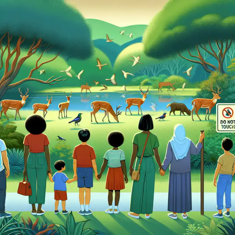 Visual representation of "respect" - Avoid harming or interfering with something.