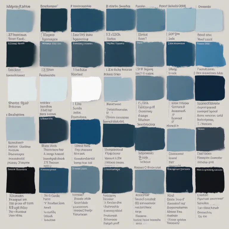 Visual representation of "shade" - Variation of a color