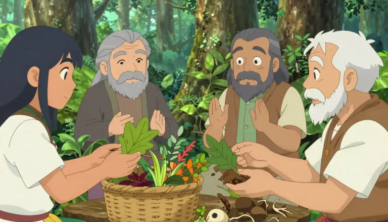 Visual representation of "ethnobotanical" - Relating to the study of the relationship between people and plants, particularly how different cultures utilize plants.