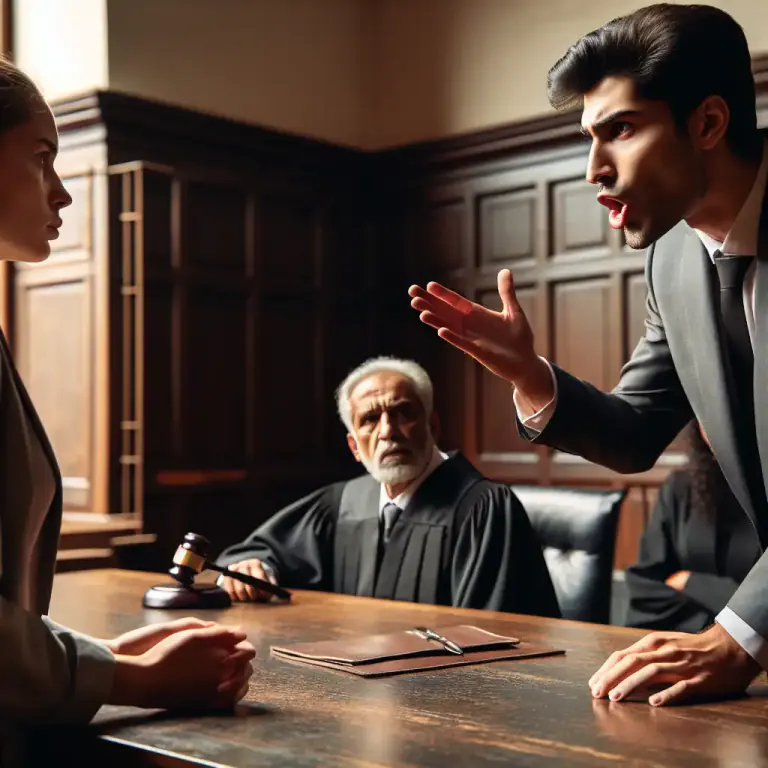 Visual representation of "adversary" - A person or group that disputes or argues against something; a challenger.