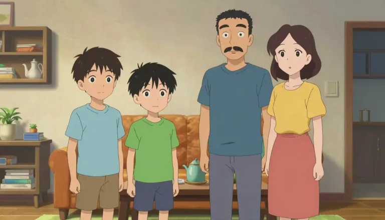 Visual representation of "stepbrother" - The son of one's stepmother or stepfather by a union with someone other than one's father or mother respectively.