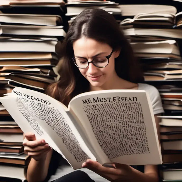 Visual representation of "must-see/must-read/must-have, etc." - Something that is so important or interesting that it is necessary to read