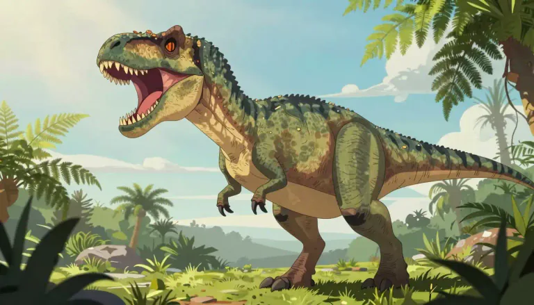 Visual representation of "allosaurus" - A genus of large carnivorous dinosaurs that lived in the late Jurassic period, characterized by sharp claws and teeth.