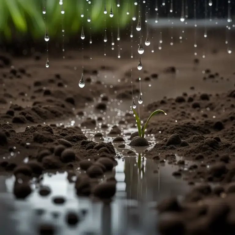 Visual representation of "sink into" - To gradually go into something; to be absorbed