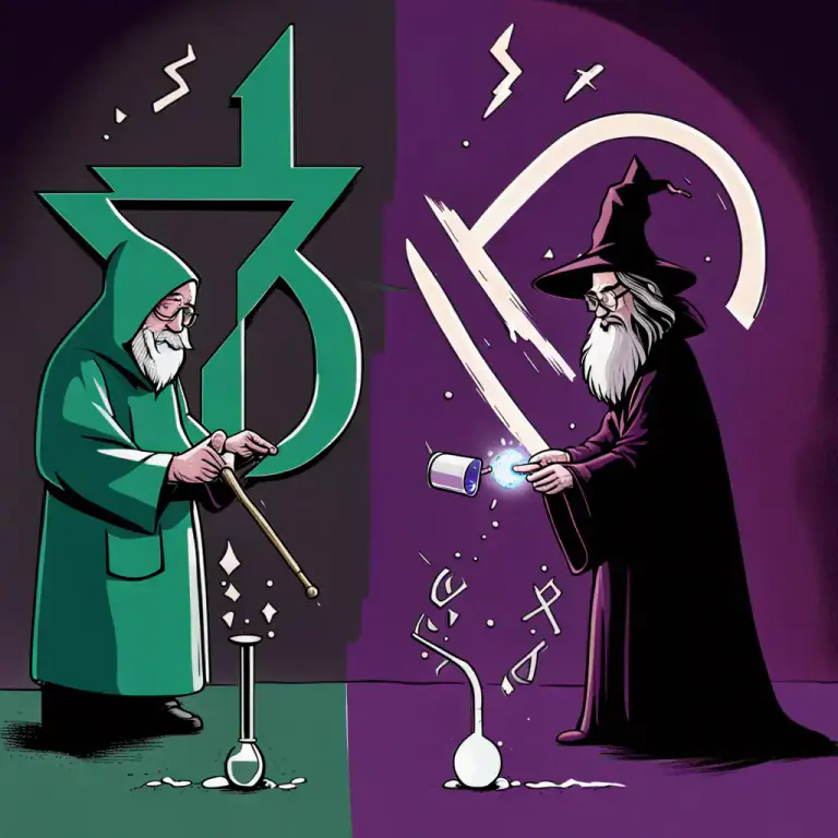 Visual representation of "equation" - A process of making one thing equal or similar to another.
