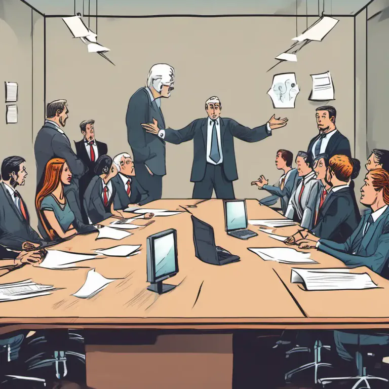 Visual representation of "gum up" - To make a situation or problem more confusing or complicated