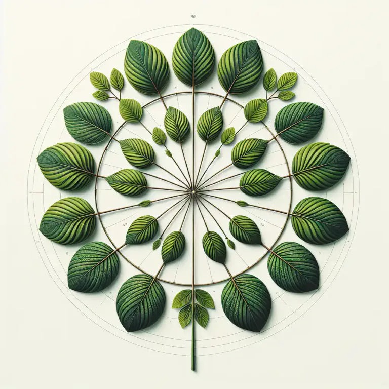 Visual representation of "annular" - In botany, arranged in rings