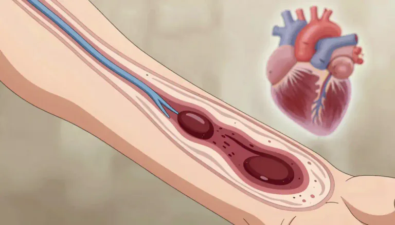 Visual representation of "vein" - A thin tube in your body that carries blood back to the heart.