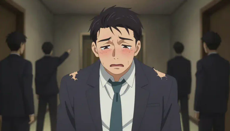 Visual representation of "disgrace" - A feeling of shame because you have done something very bad