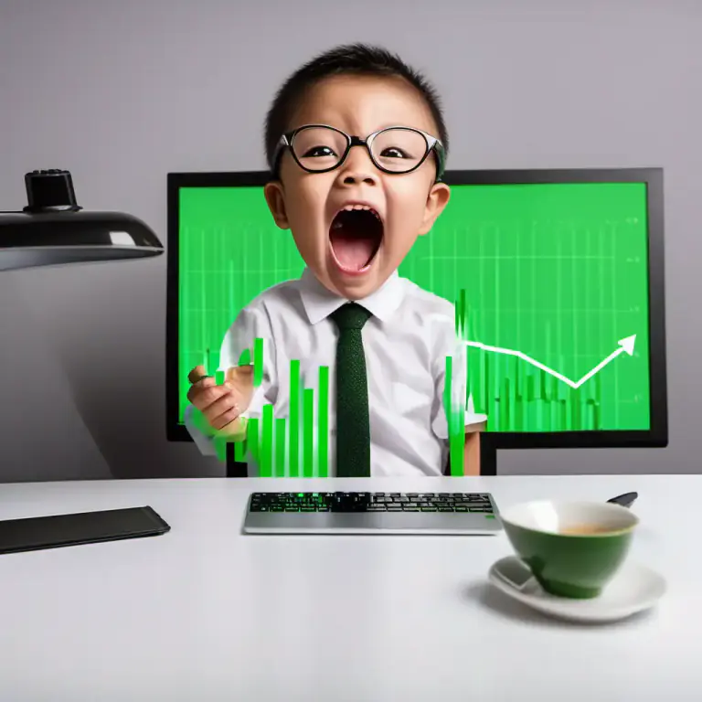 Visual representation of "bull" - Someone who buys shares in the hope that the price will rise