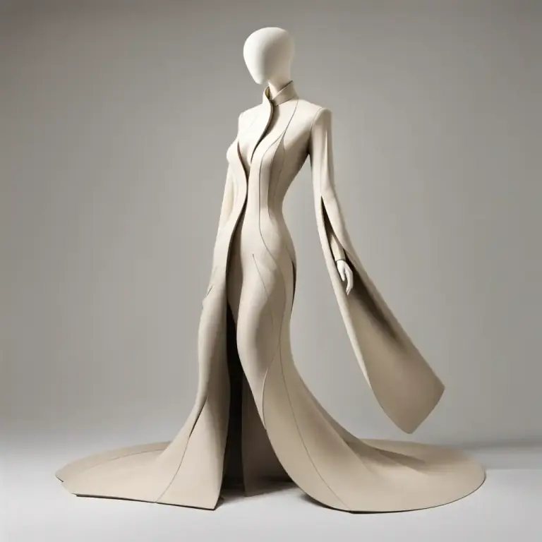 Visual representation of "sculptural" - Having a specific shape or form that is artistic or aesthetic.