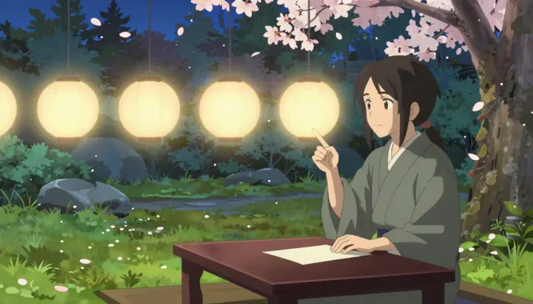 Visual representation of "tanka" - A tanka is a traditional Japanese poem that consists of five lines, with a specific syllable structure of 5-7-5-7-7.