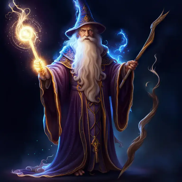 Visual representation of "magical" - Relating to magic or the use of magic