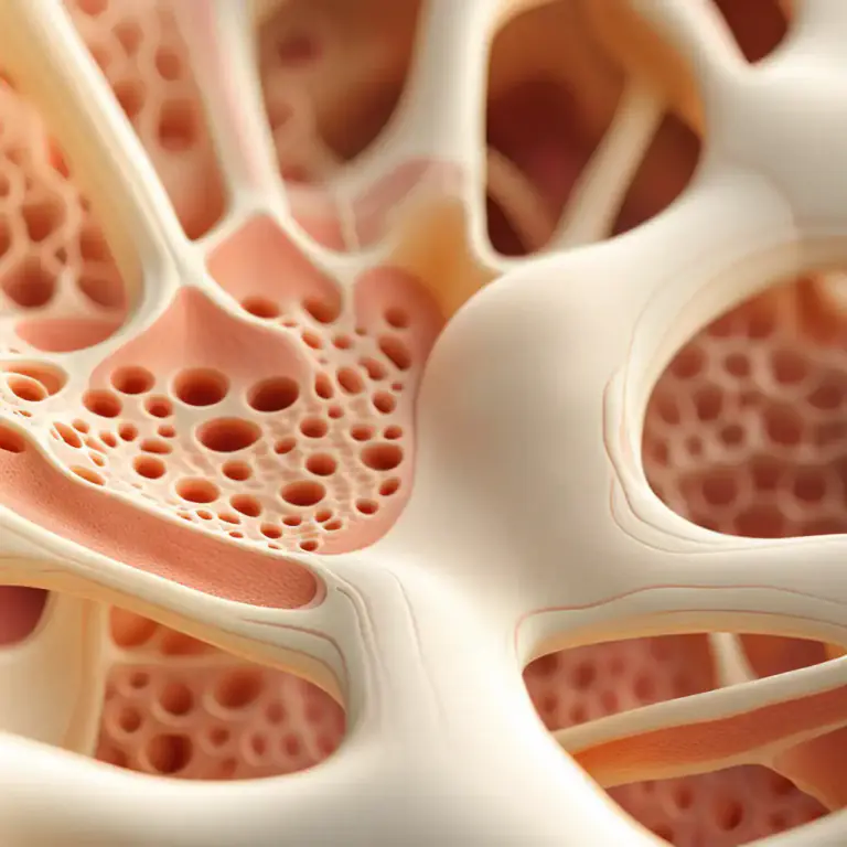 Visual representation of "osseous" - Made of or containing bone